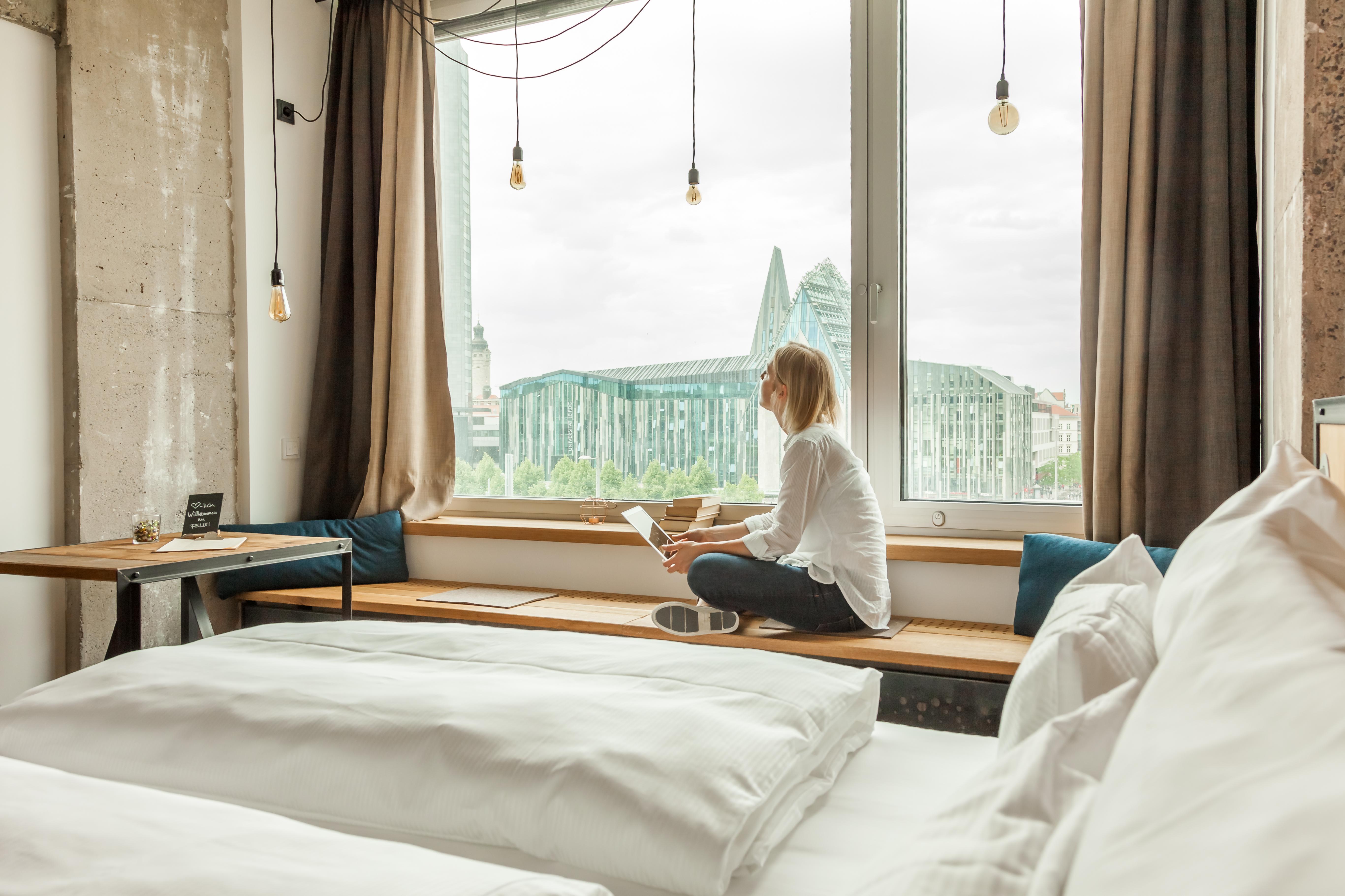 Staycity Aparthotels Leipzig City Centre Εξωτερικό φωτογραφία A room at the hotel